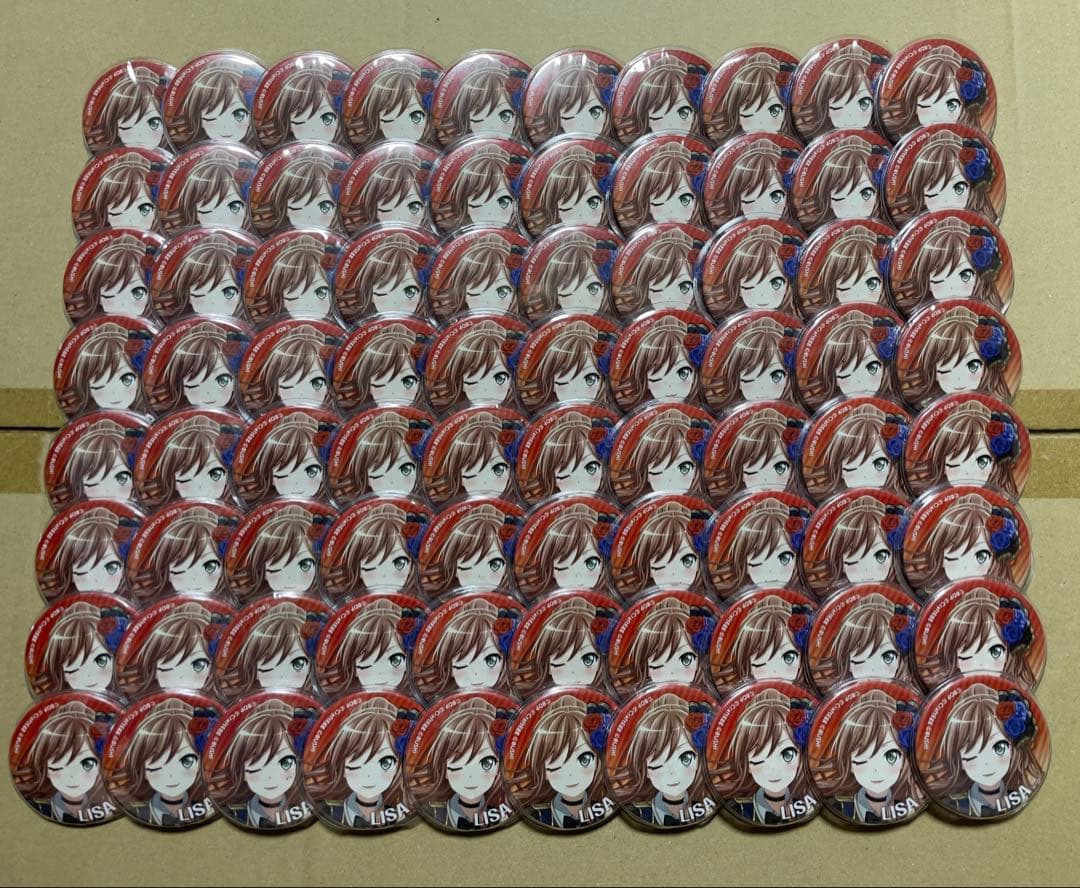 Roselia 今井リサ あるあるCity缶バッジ(ノーマル)×80