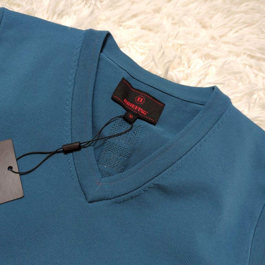 ブリーフィング　ニットベスト ブルー系　　BRG241M27 M