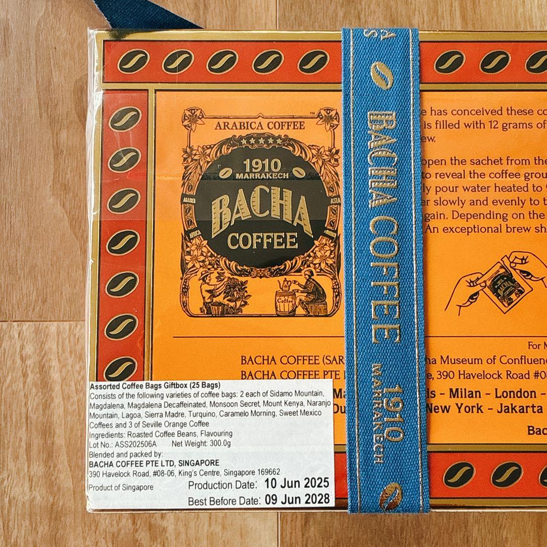 【新品未開封】日本未上陸 バシャコーヒー 25袋 + 12袋 袋付き贈答用に便利