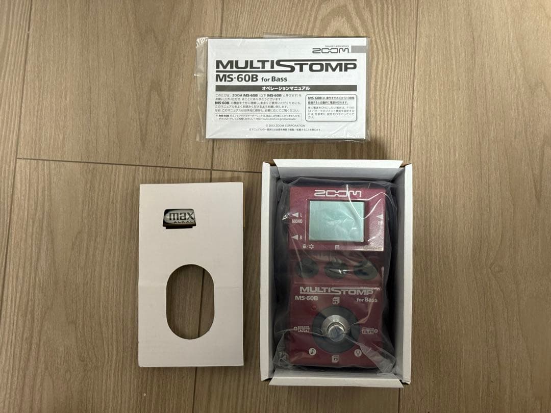 【おまけ付き】ZOOM MS-60B マルチエフェクター