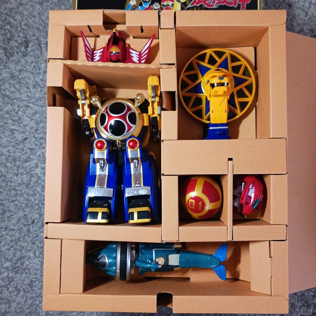 忍風戦隊ハリケンジャー　DX戦隊ロボ 旋風人 轟雷神 天空神 風雷神