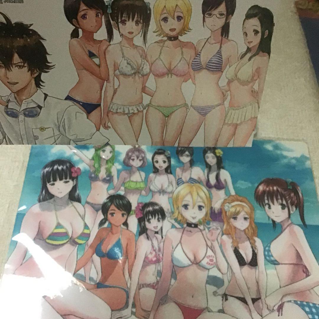 ❤️水着　下敷き　ヒロインセット　スケットダンス