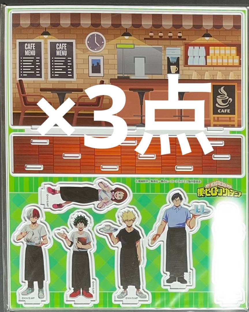 僕のヒーローアカデミア　ヒロアカ　タワレコカフェ　アクリルジオラマ