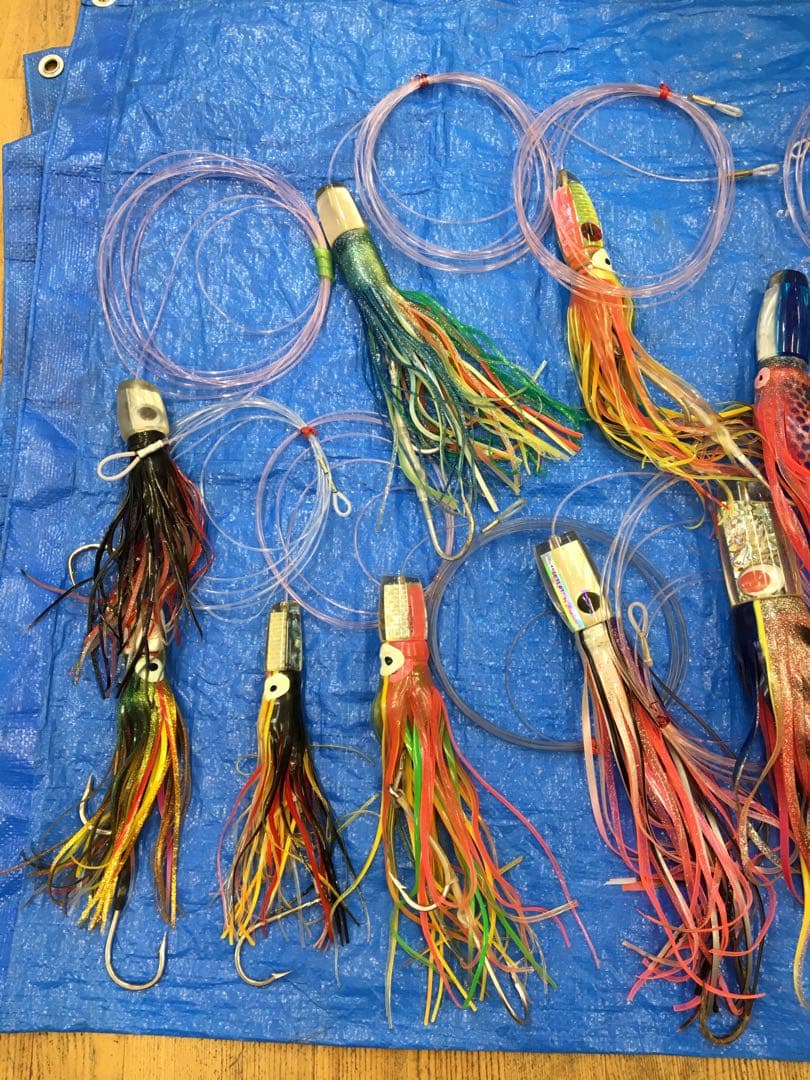 S406 トローリングヘッド仕掛け用　22個セット　ケース付き