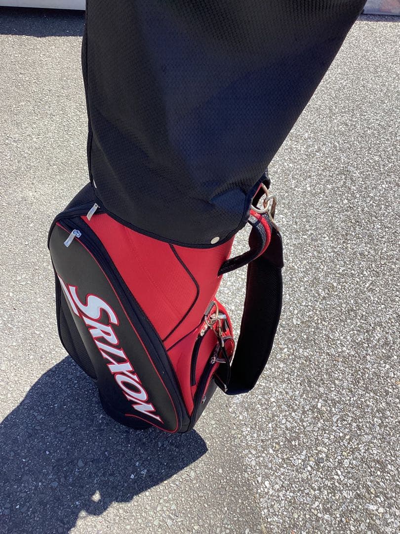 S4 Srixon キャディバッグ 赤/黒