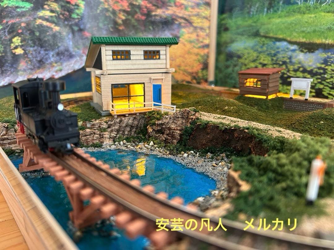 AYAHOナローレイアウト7 湖畔の風景アクリルケース付き