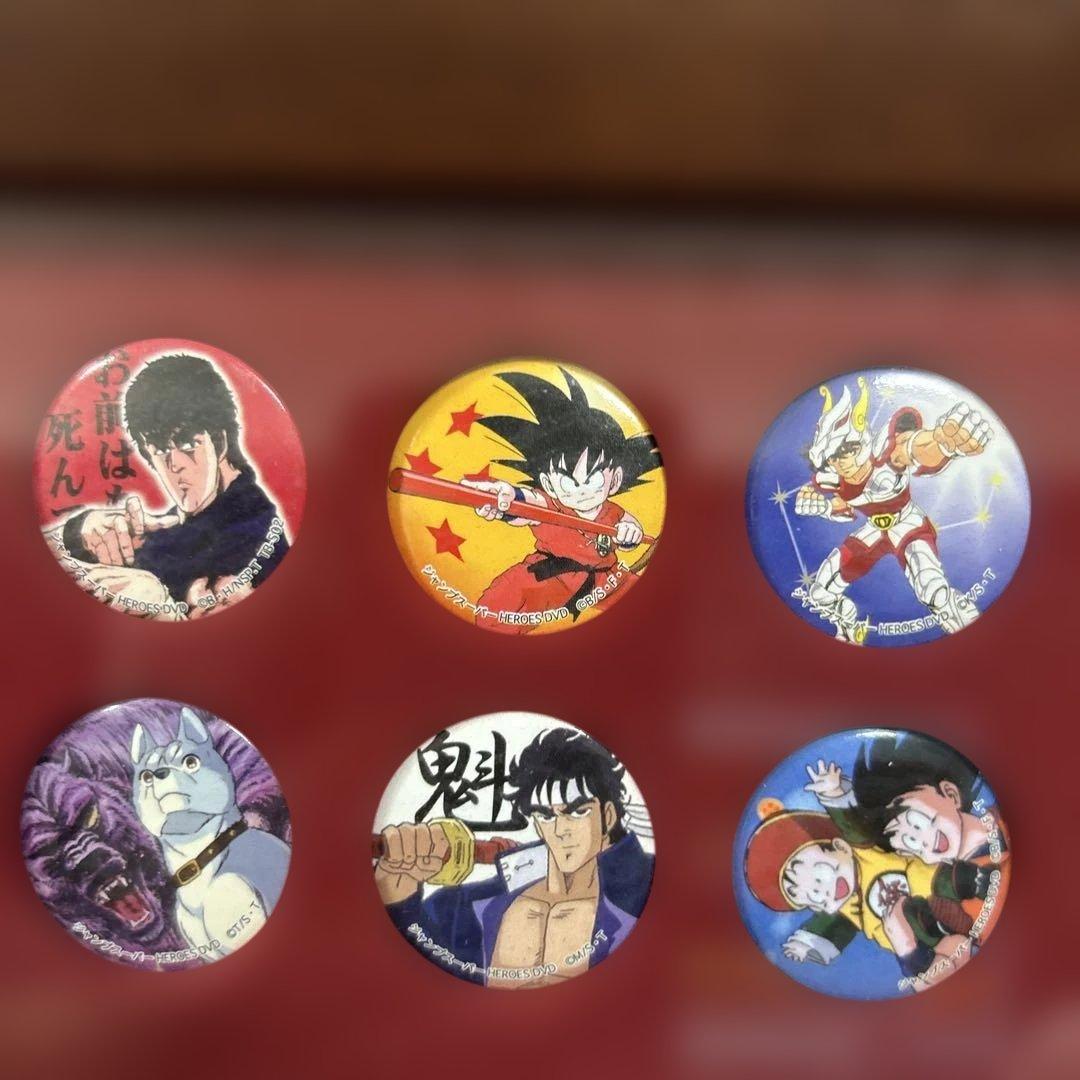 ジャンプスーパーHEROS スペシャルコレクションDVD 特製缶バッジ