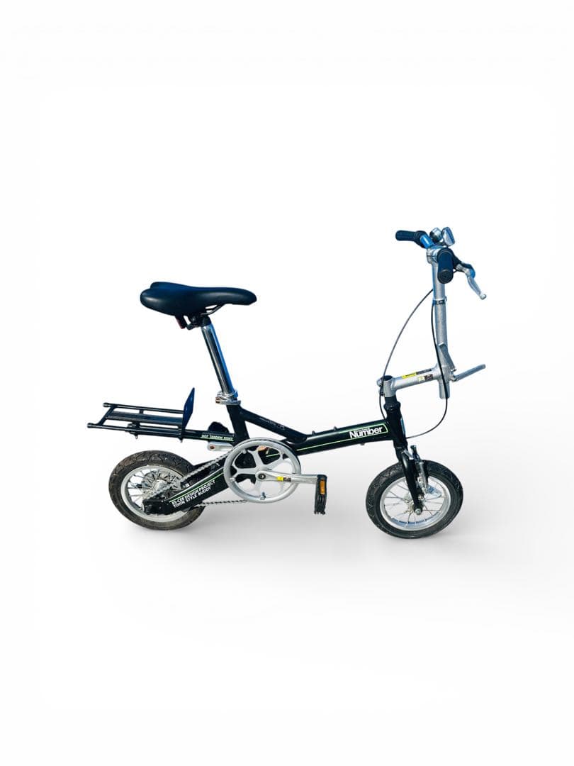 Number 折りたたみ自転車 黒 小径