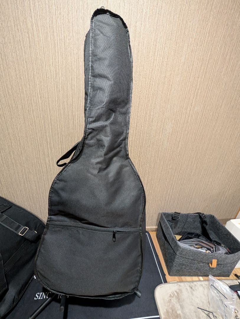 美品/S.yairi YF-04/BLK 改チューナー付エレアコ　ケース付