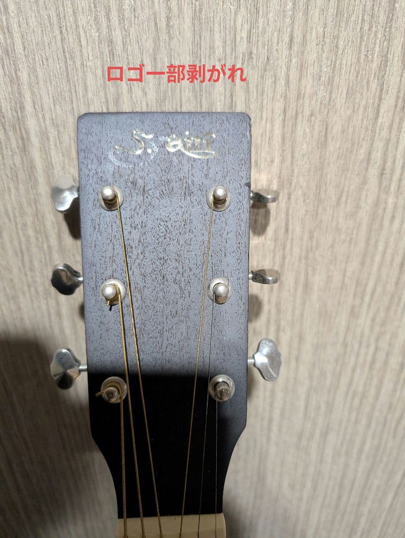 美品/S.yairi YF-04/BLK 改チューナー付エレアコ　ケース付