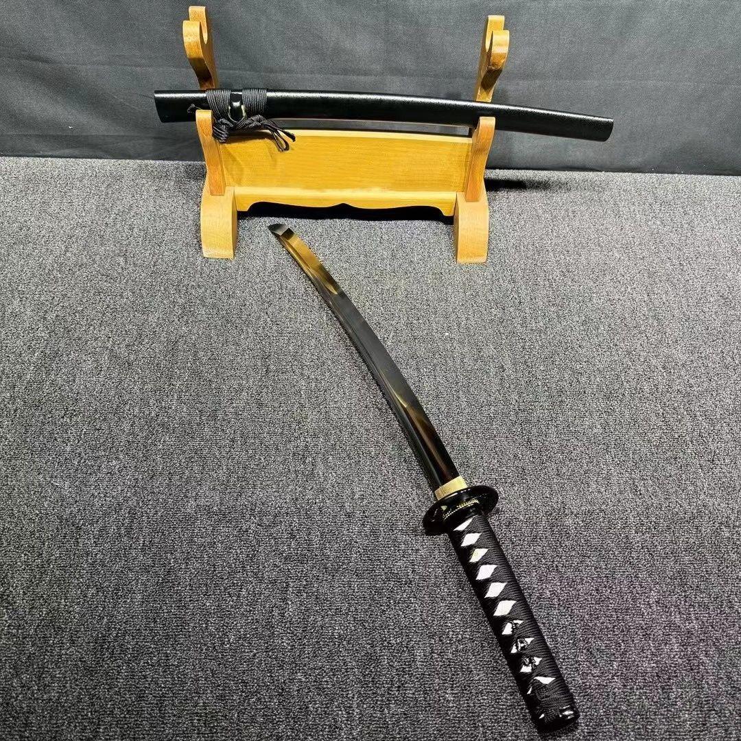 1039-武具 刀装具 日本刀　模造刀 居合刀 武士道 武蔵 鑑賞用 手鍛造打