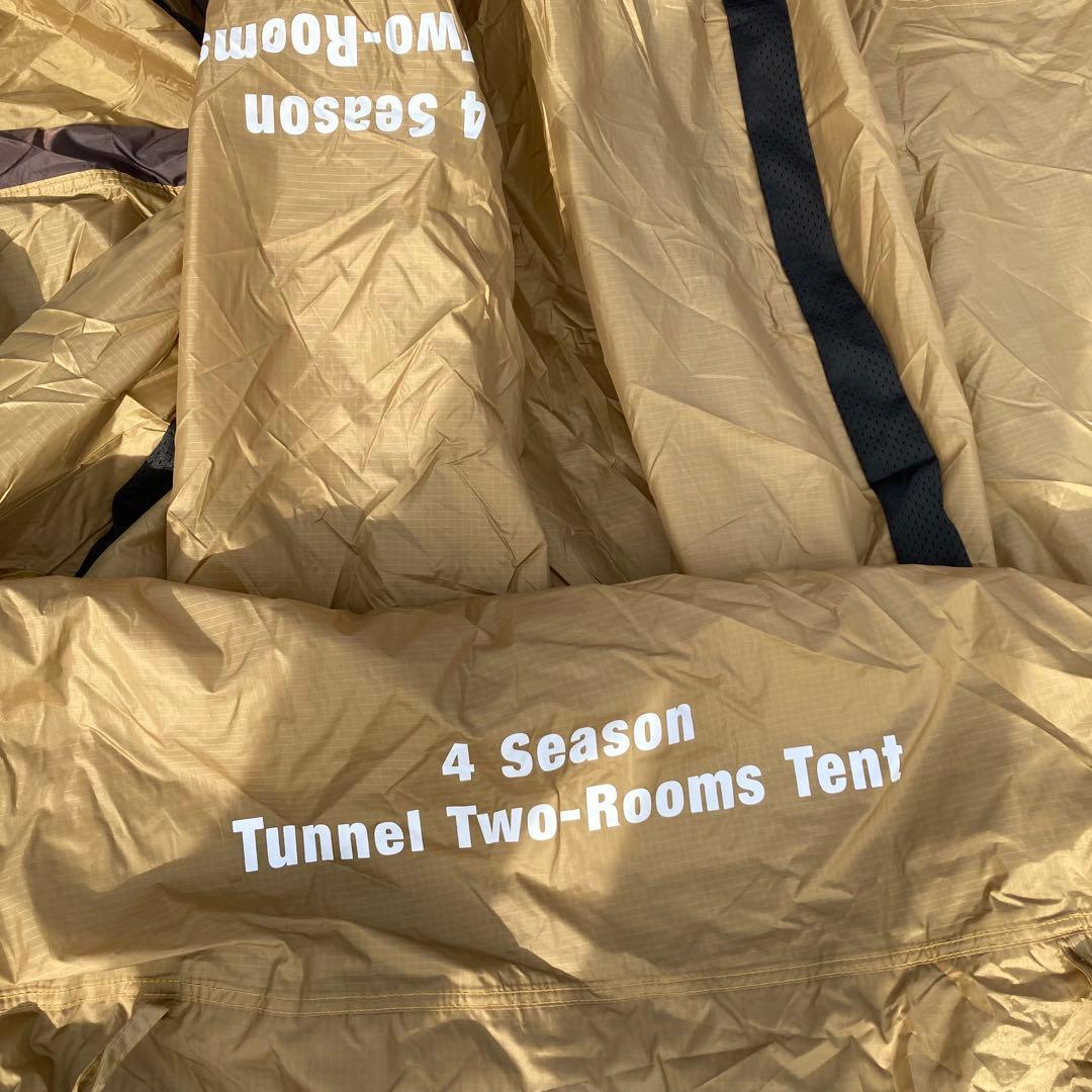 極美品　TENT FACTORY フォーシーズンテント　トンネル2ルーム