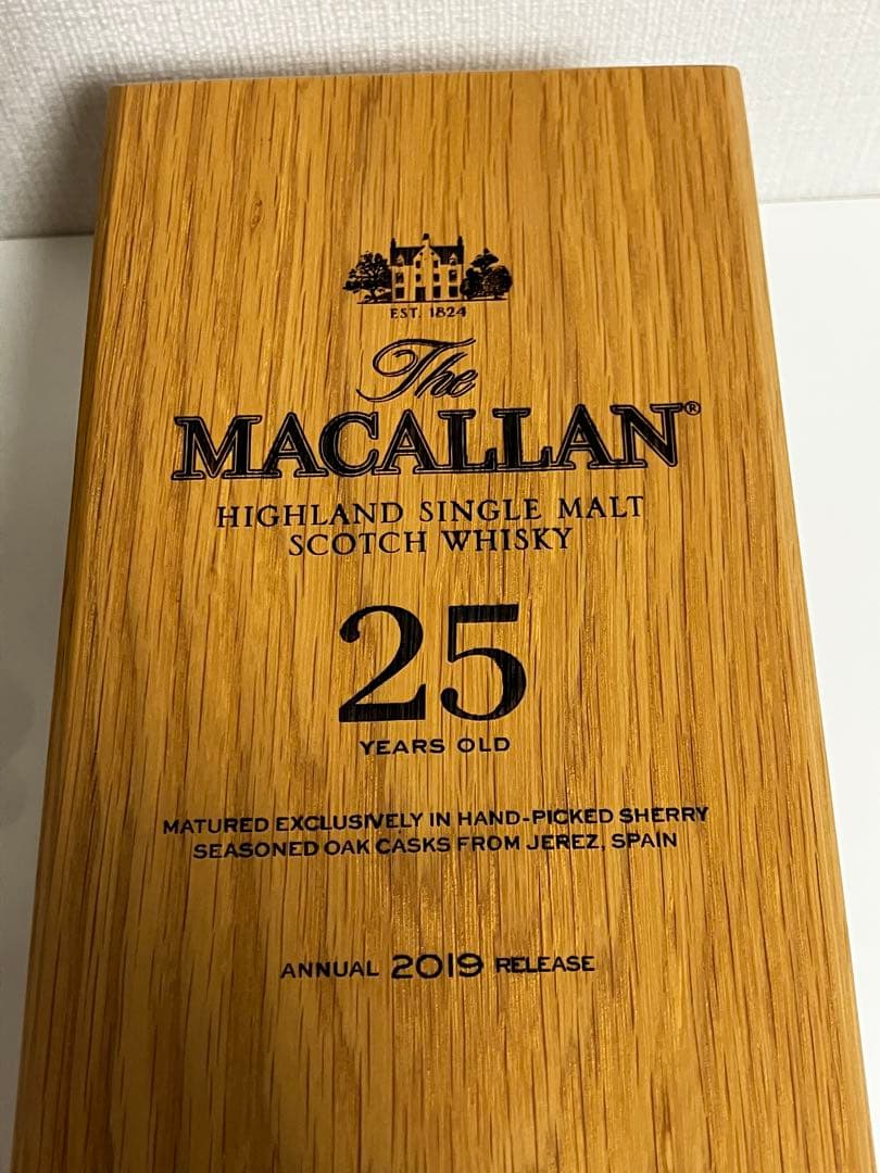 2019年 アメリカ版 ザマッカラン25年 未開封 ウィスキー 750ml