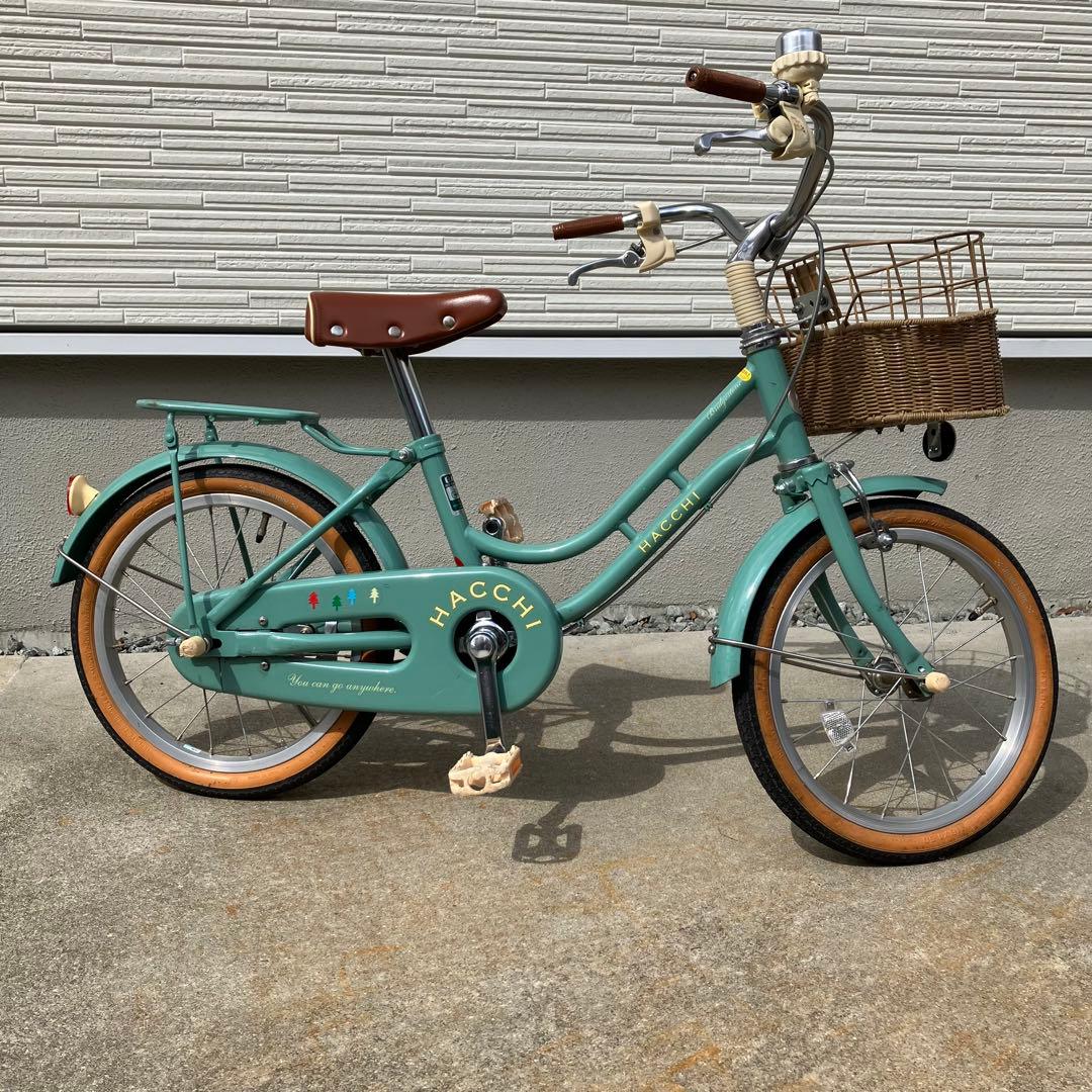 ブリヂストン ハッチ HACCHI 16インチ 子供用自転車 ミントグリーン