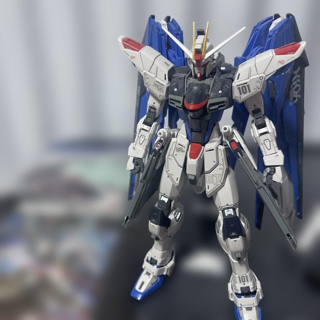 MGフリーダムガンダムVer.2.0 MGガンダムF91 Ver.2.0の2体