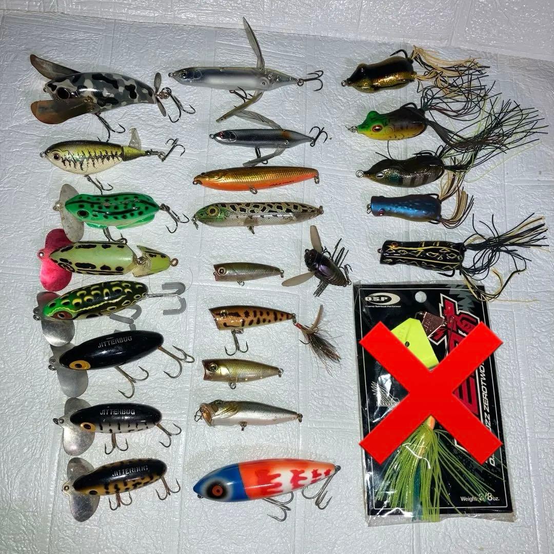 トップウォーター　ルアー　まとめ売り　セット　　23個セット　フロッグ