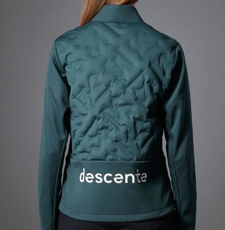 descente ダークグリーン キルティングジャケット　セットアップ