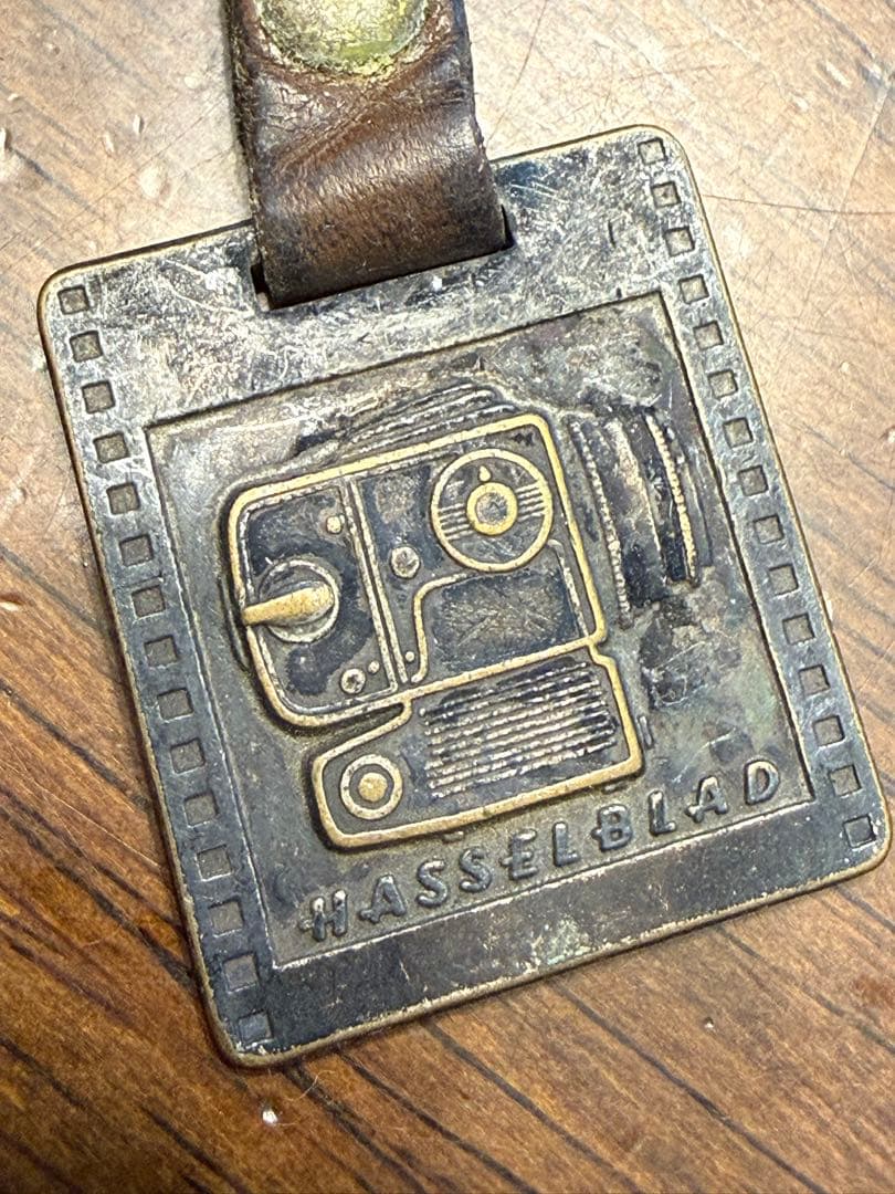 ハッセルブラッド 真鍮製ヴィンテージキーリング 70s 500C/Mモチーフ