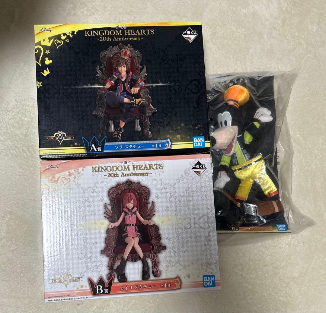 キングダムハーツ　20th 一番くじ　スタチュー　セット
