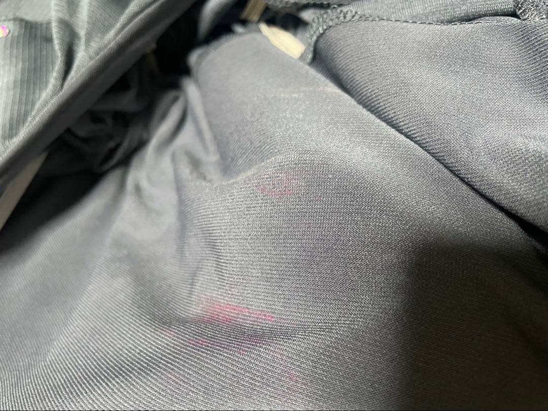 グレー　社交ダンス用ドレス