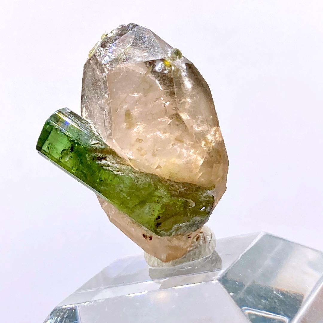 G*G様 トルマリン&スモーキークォーツ　原石　鉱物標本　天然石　703