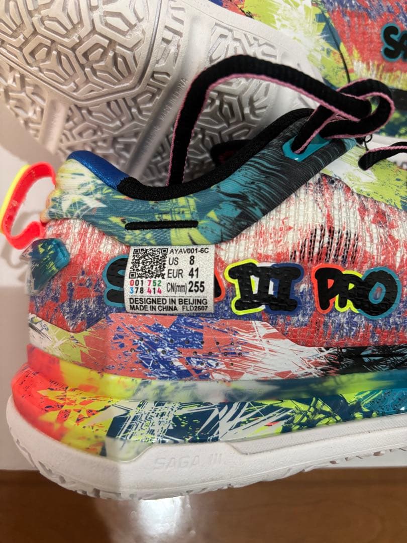 最終出品リーニン バドミントン シューズ AYAV001 SAGA 3 PRO