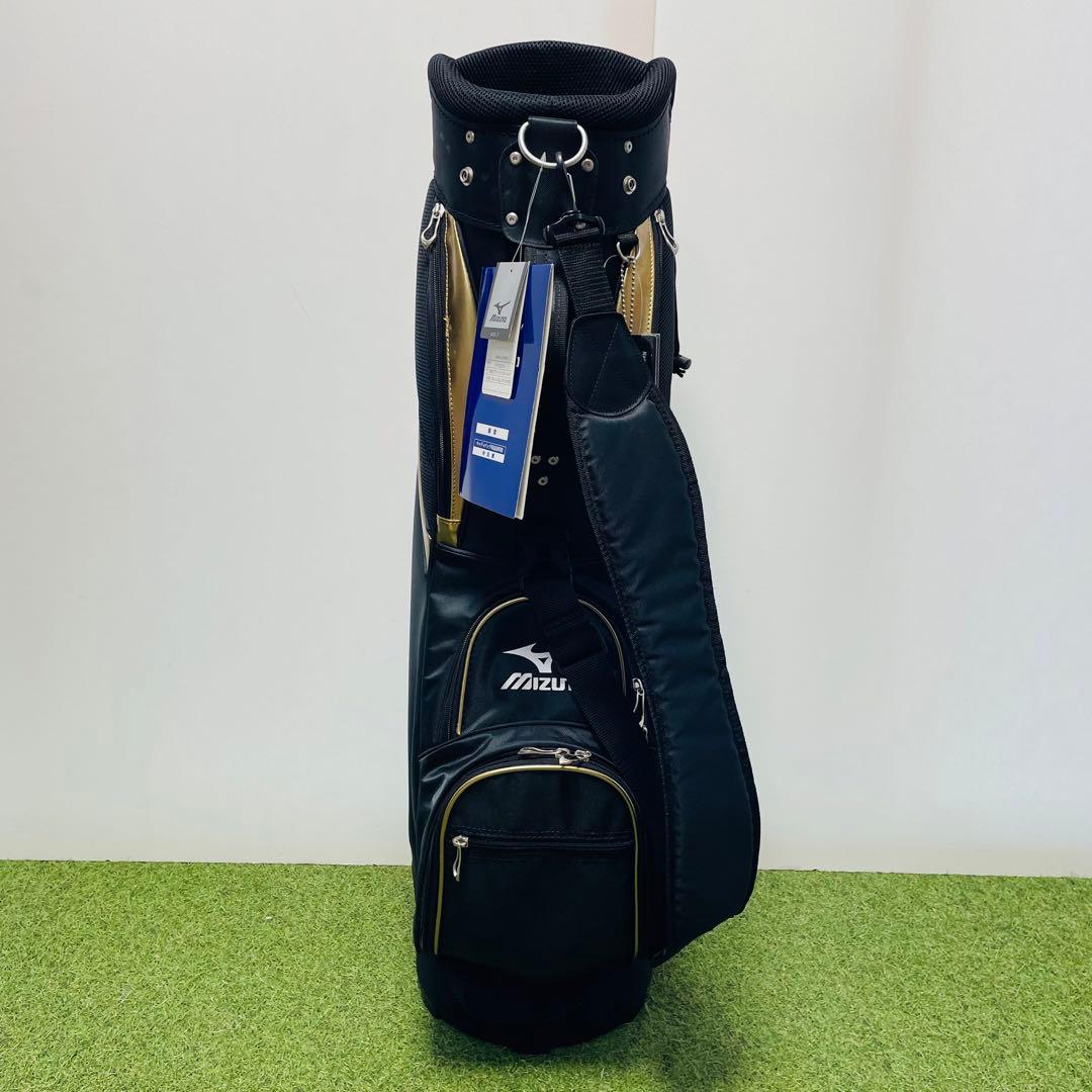 新品未使用 Mizuno ミズノ キャディバッグ ブラック ゴルフ