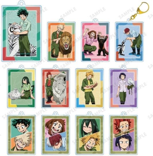 僕のヒーローアカデミア 東武動物公園コラボ描きおろしイラスト BOX　3種セット