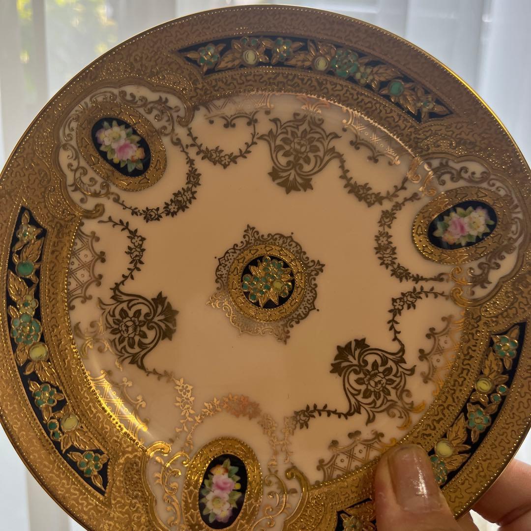 最終処分特価オールドノリタケマルキ金彩が豪華なプレート素敵なインテリア　オススメ