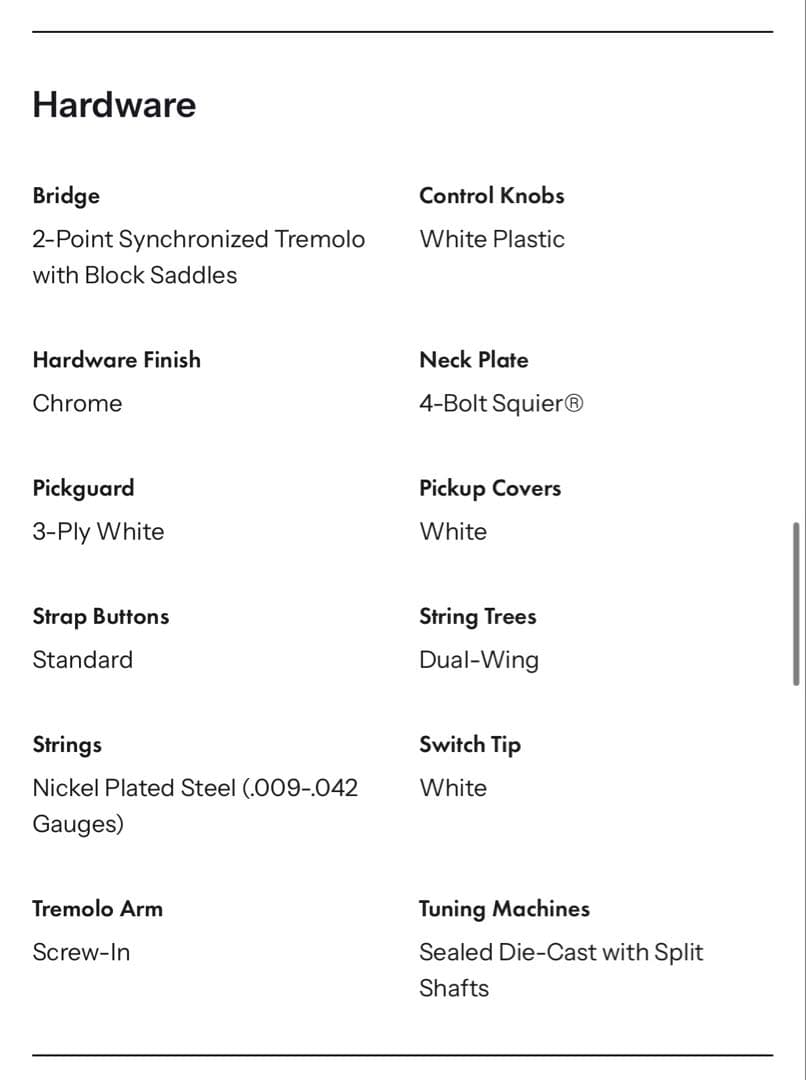 ギター Squier affinity Stratocaster IceBlue HSS