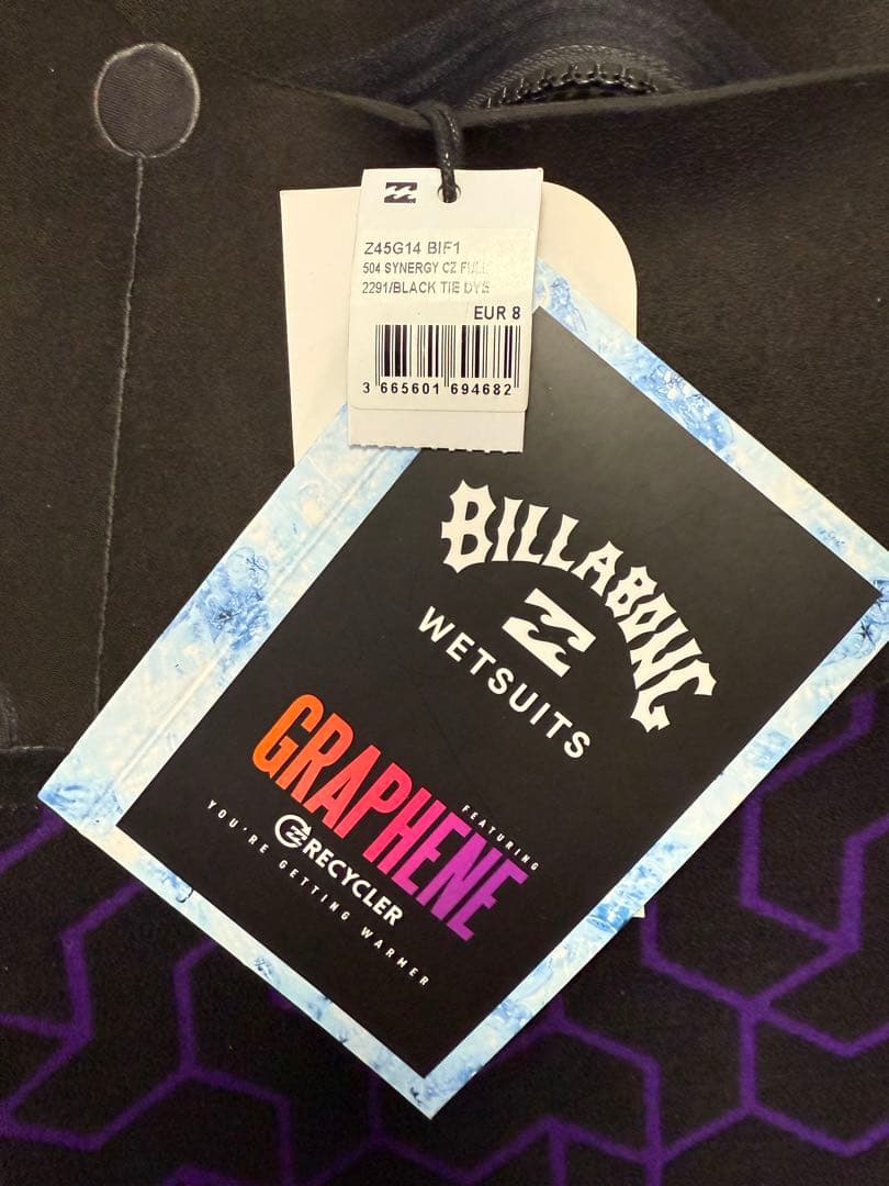 ビラボン　5/4mm　ファーナス　シナジー チェストジップ ウェットスーツ