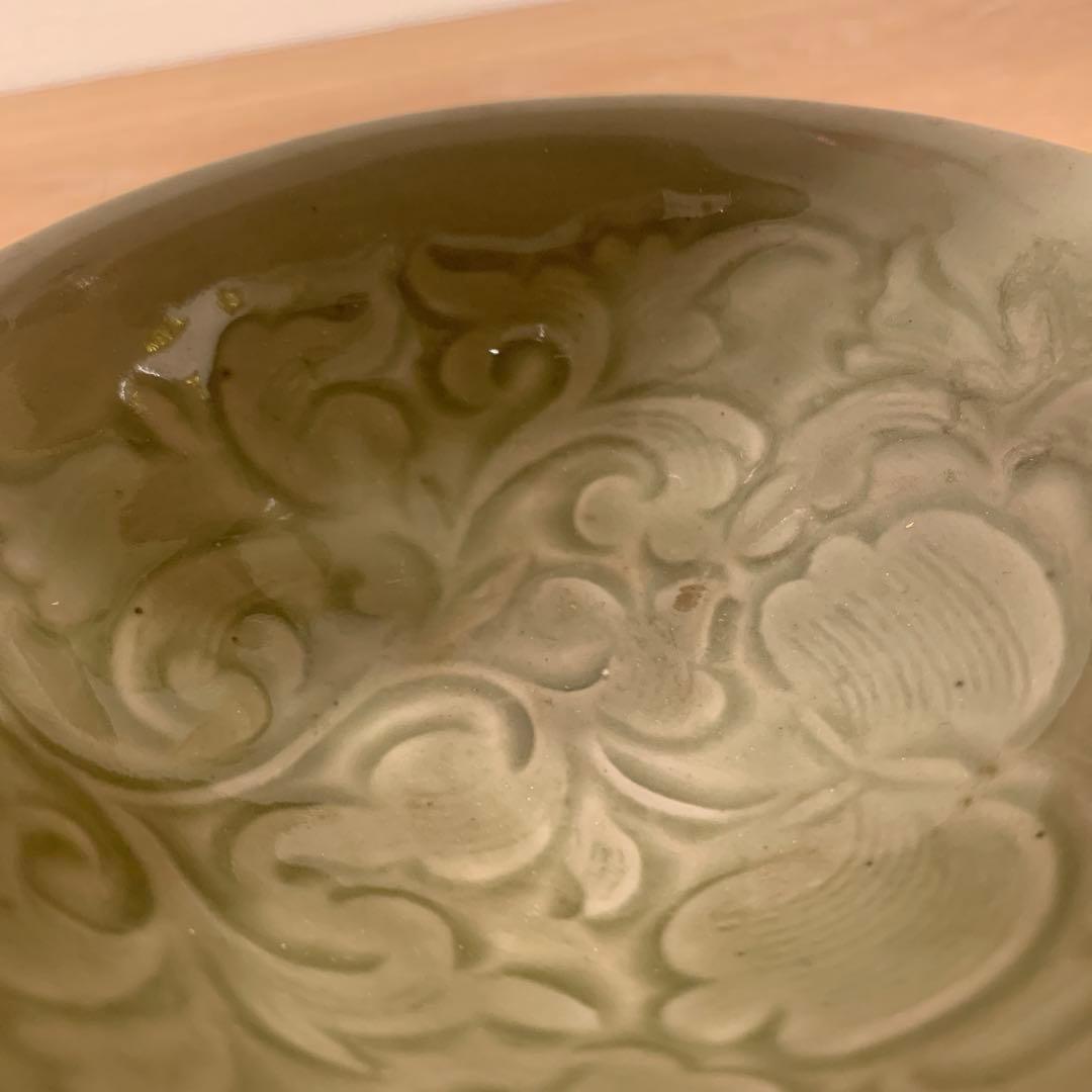 中国美術 唐物 耀州窯　青磁 北宋時代 茶碗　　127