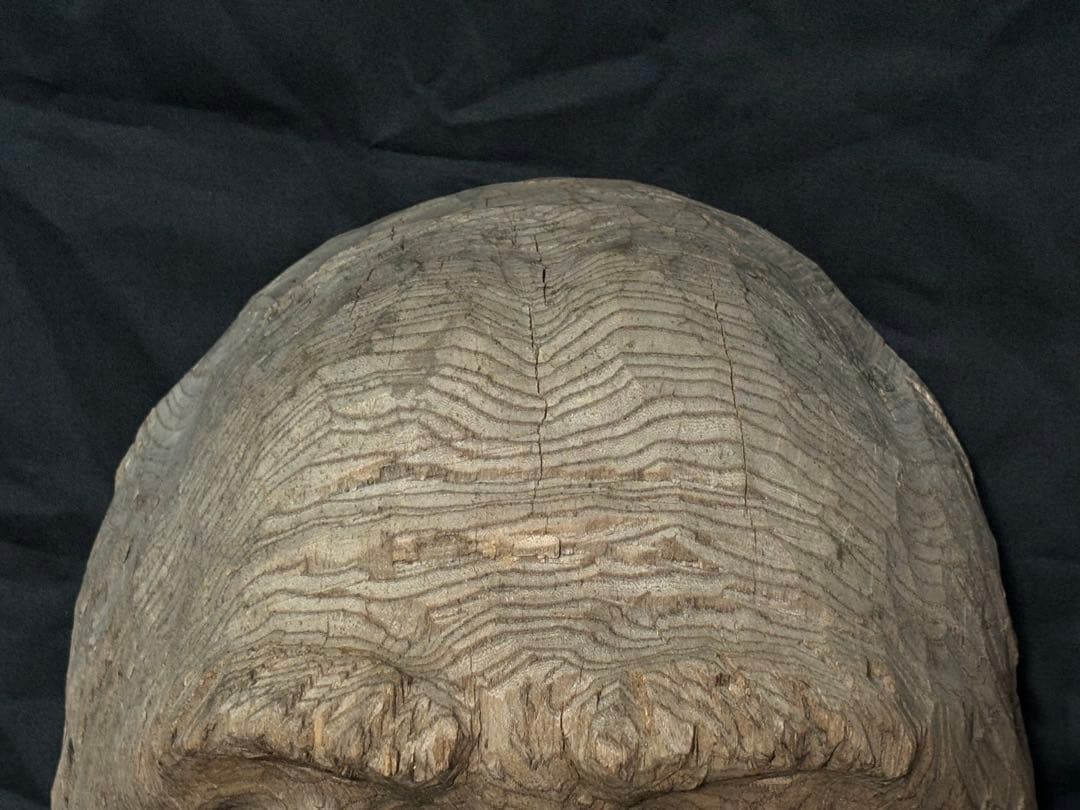 木彫 面 作家物 アイヌ彫刻 在名有り オブジェ インテリア