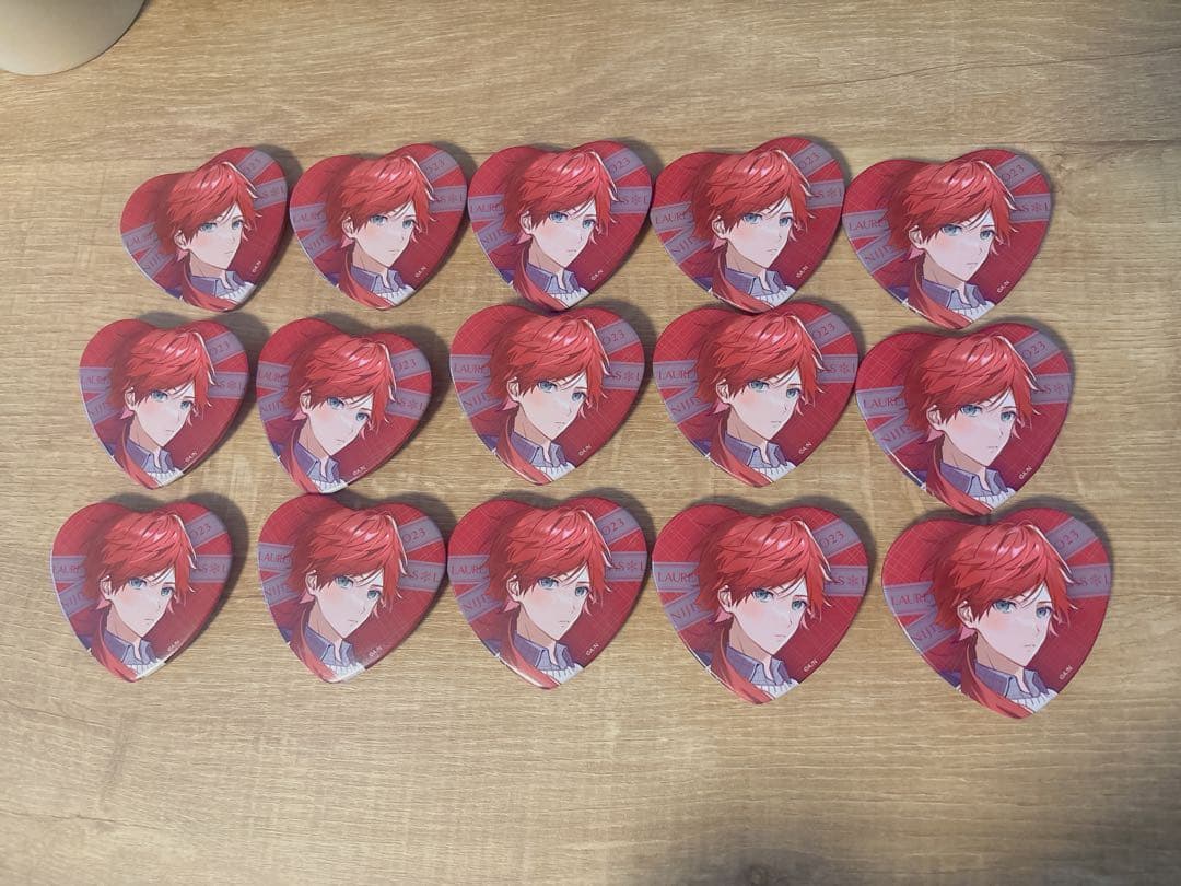 ローレン・イロアス缶バッジ　15個　にじさんじホワイトデー2023