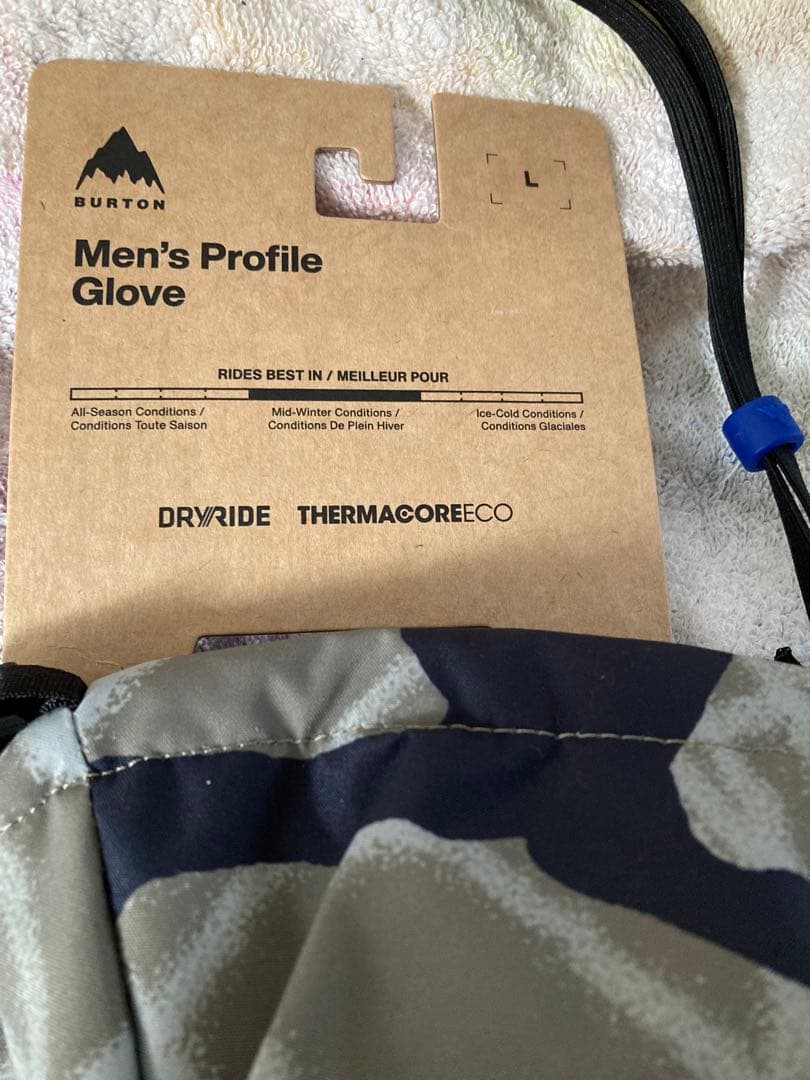 バートン　プロフィールメンズグローブ　新品送料込み　L