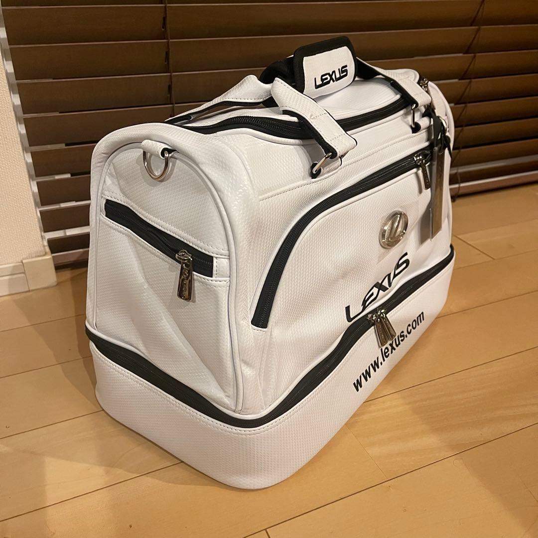 【非売品】LEXUS ゴルフバッグ ボストンバッグ ホワイト