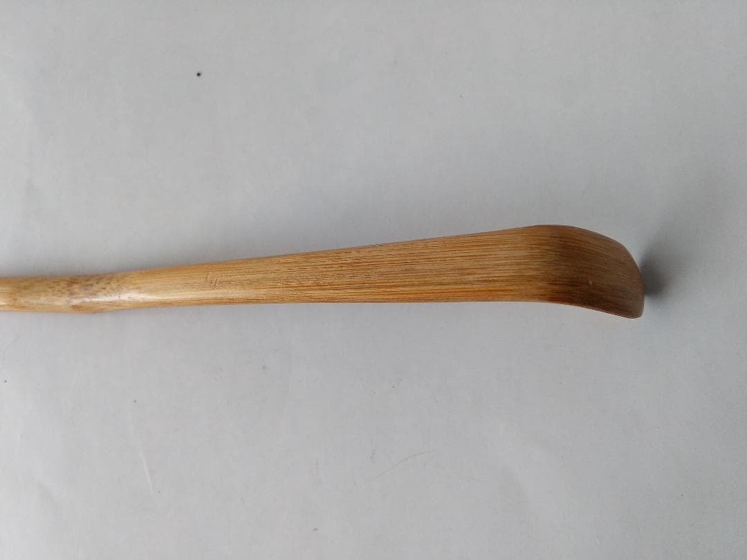 竹茶杓 銘「花ごろも」大徳寺511世管長 立花大亀 筆 稲尾誠中斎 削り 新品