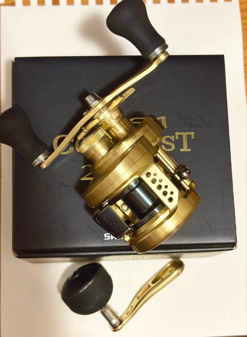 シマノ　オシアコンクエスト 201HG 純正ダブルハンドル付き