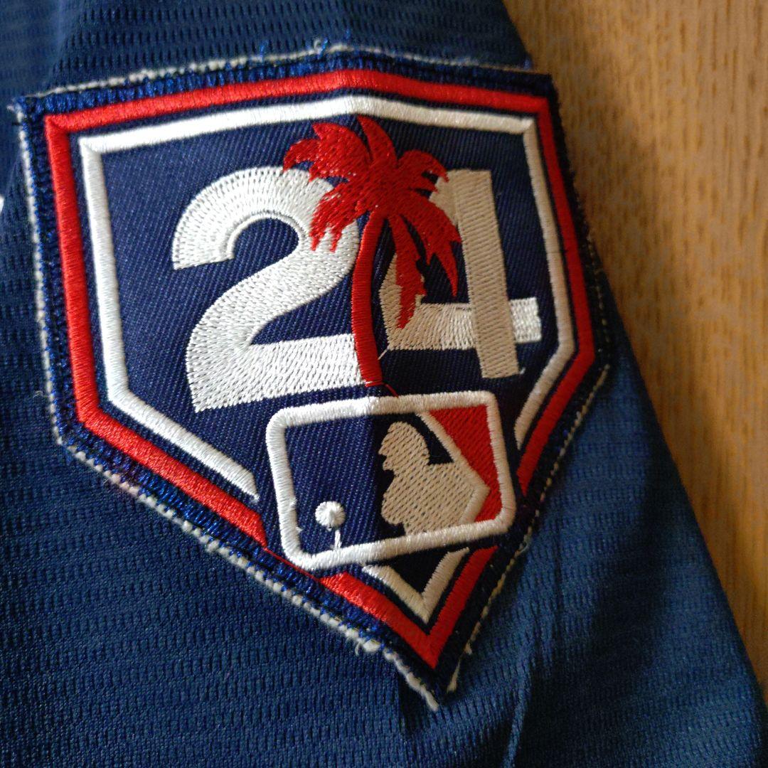 レッドソックス　吉田正尚選手　レプリカユニフォームS　ネイビー