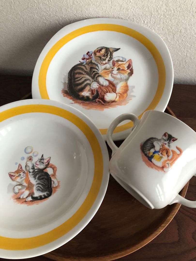 ★超レア！★ゲフレ社の子供用食器セット★1960年代ヴィンテージ★可愛いです★