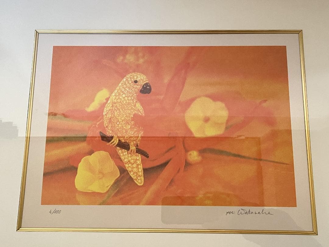 リトグラフ【ヨシ・ワタナベ】(渡辺芳夫) ヴァンクリーフ アペルの夏 4/100