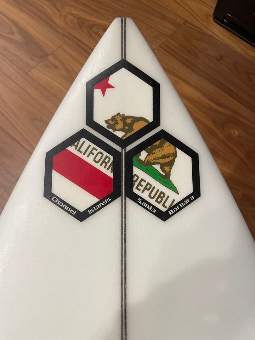 【直接引き取り】【フィン付属】チャンネルアイランド サーフボードOG flyer