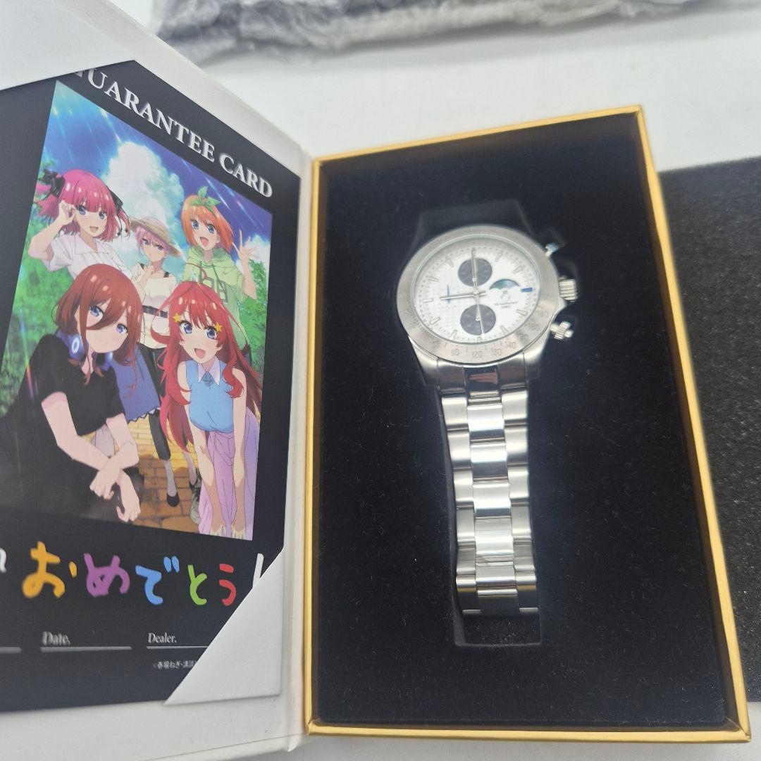 五等分の花嫁 五周年 光の色彩を紡ぎ出すギョーシェ装飾 クロノグラフ腕時計