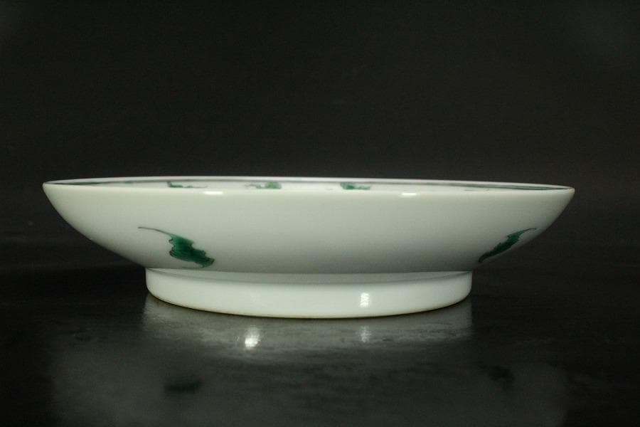 中国美術 龍紋 皿 φ20.3cm 雍正年製 款 希少 HA236