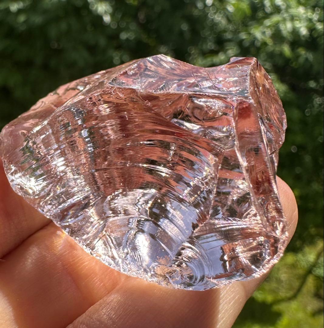 シエラネバダ産アンダラクリスタル　ピンク　高次元ヒーリング　瞑想ヨガ