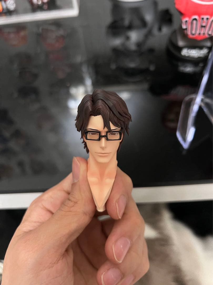 BLEACH 黒衣少年図 藍染惣右介 ガレージキット ガレキ スタチュー①⑨