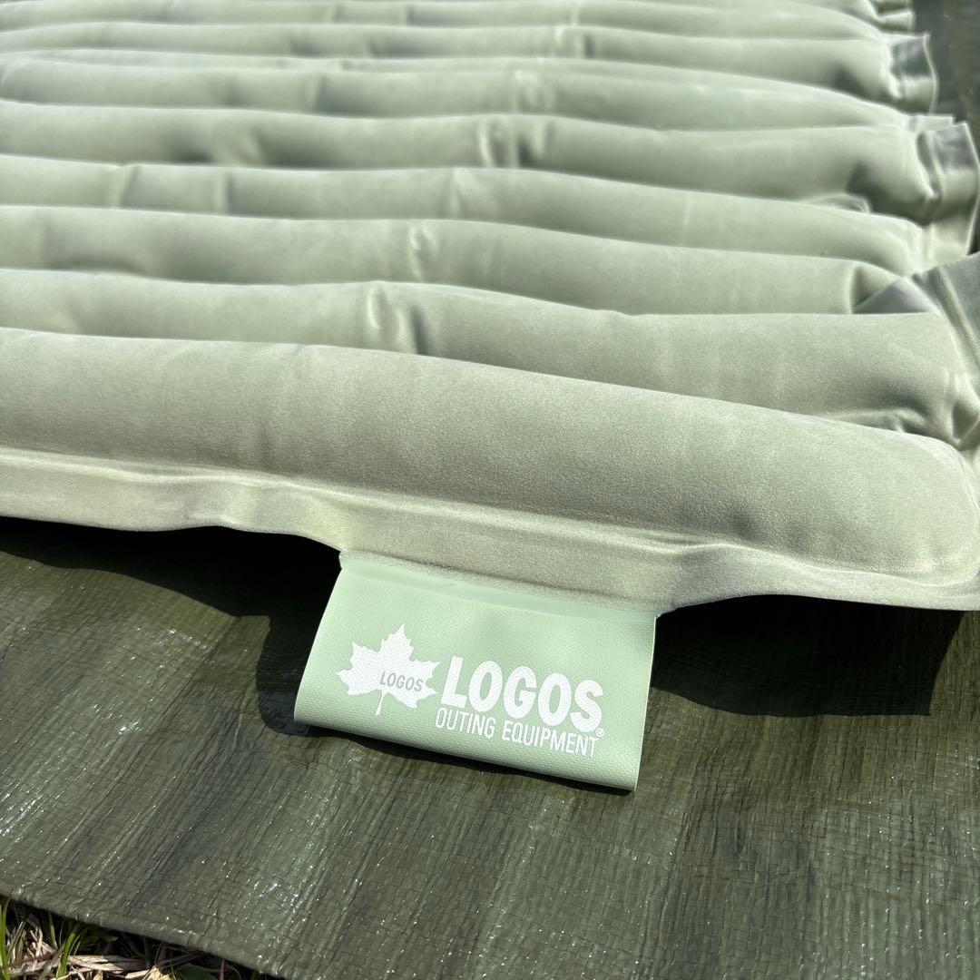 LOGOS インフレーター&スリーピングマット 各収納袋付き　ピローセット