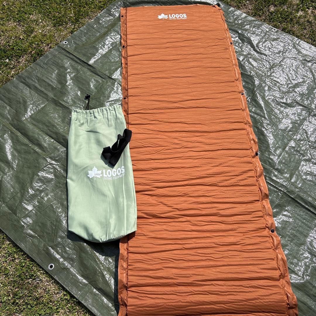 LOGOS インフレーター&スリーピングマット 各収納袋付き　ピローセット