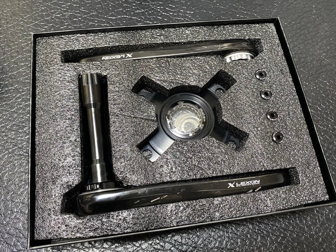 【未使用】RYET LEXON R2 カーボンクランク 24mm 165ミリ