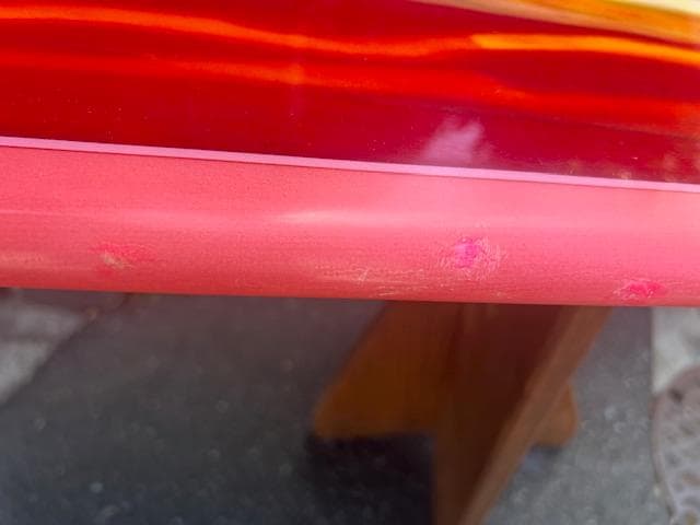 中古ロングボード ピンク&アブストラクトdesign 9’1f お洒落